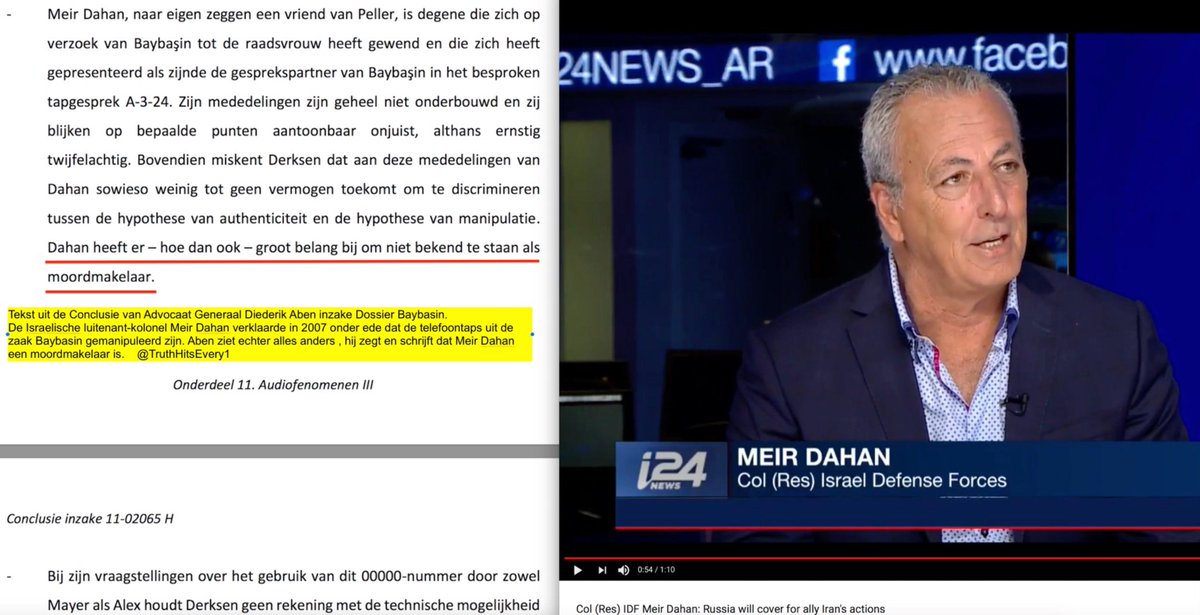 TruthHitsEvery1's tweet photo. De Israelische luitenant-kolonel Meir Dahan legde in 2006/2007 ontlastende verklaringen voor #Baybasin af.
Volgens Diederik Aben is Meir Dahan echter een moordmakelaar.
Waarom is deze 'moordmakelaar' dan nooit opgepakt Diederik?
#Comverse #Verint #Kislev2 https://t.co/I1S8X6SAdN