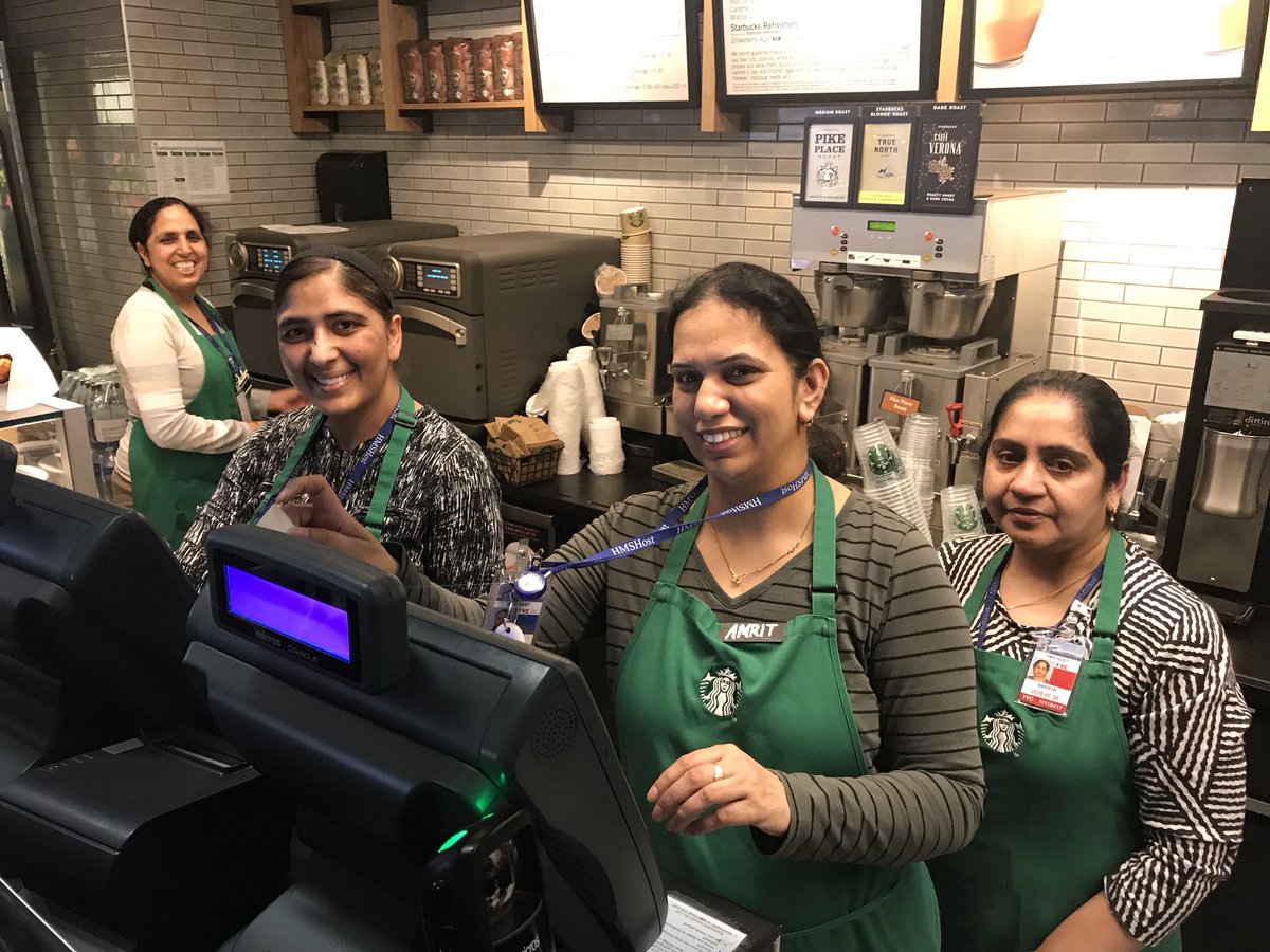 BrianLeeCSP's tweet photo. Howard Schulz take note Your @YYX Int airport team is the friendliest most efficient #Starbucks anywhere in North America, in the opinion of this 5 million mile  road warrior. Mr Sartor and airporters take note! #customerservice #friendly #smiles! https://t.co/TE0j5vuiwL