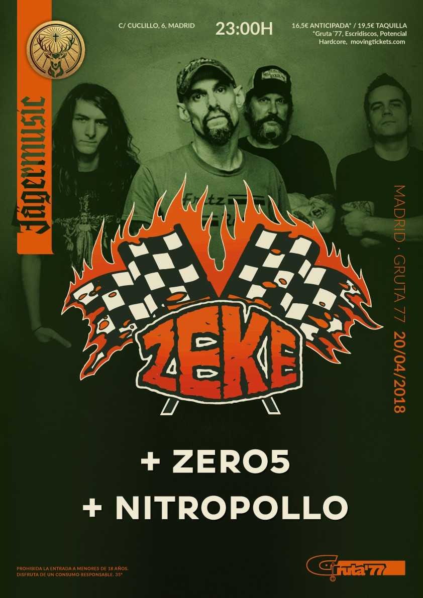 movingtickets's tweet photo. Esta semana en @gruta77madrid viene MUUY completa! 20ABR #Concierto #jagermusic con #Zeke #Zero5 y #Nitropollo y 21ABR @doblerombo + @Quemadura_Rock! Entradas 🎫 https://t.co/l0j4aN2uit #Madrid #rock https://t.co/T6TedlkDMj