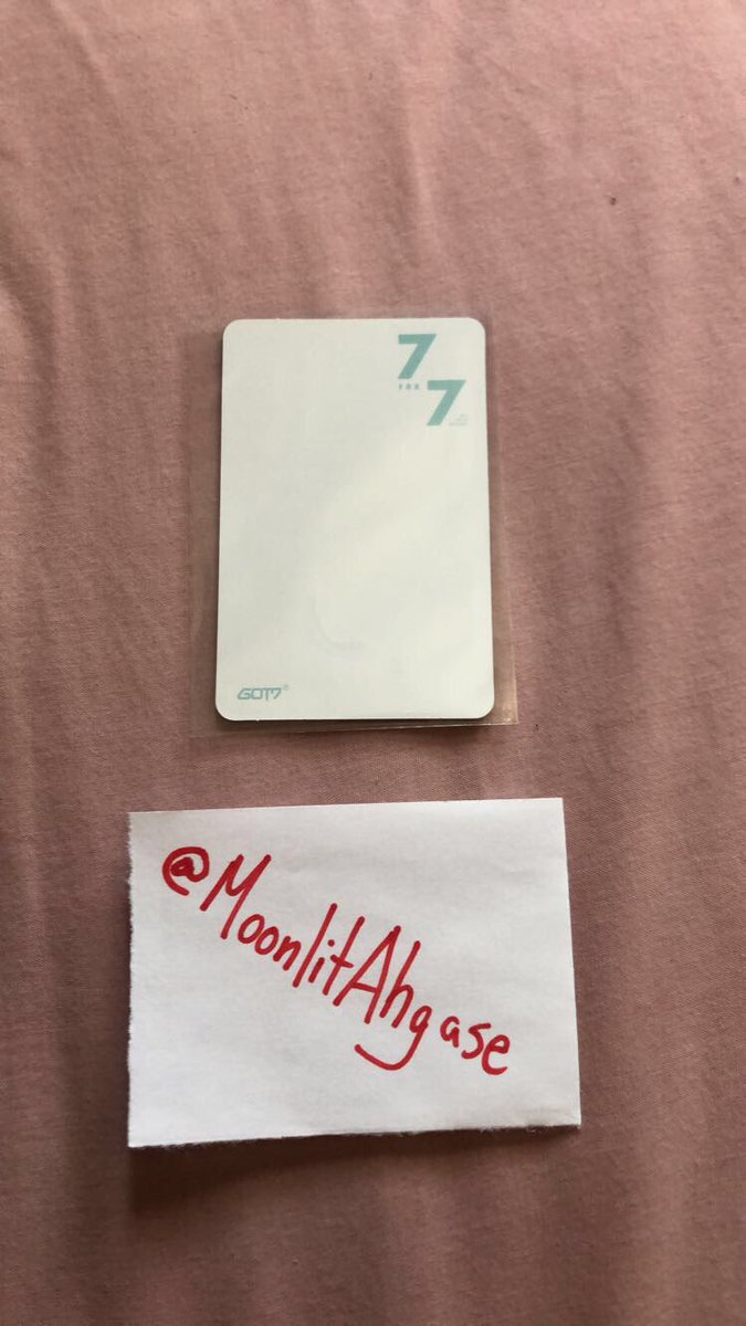 WTT: GOT7 7for7

Have: Youngjae (as seen in photo) 
Want: Mark from present edition, depending on things I’m willing to take yugyeom/jb.

Location: USA 🇺🇸 
WW: maybe Canada but otherwise no
#GOT7 #wttgot7 #got7photocardtrade #GOT77for7