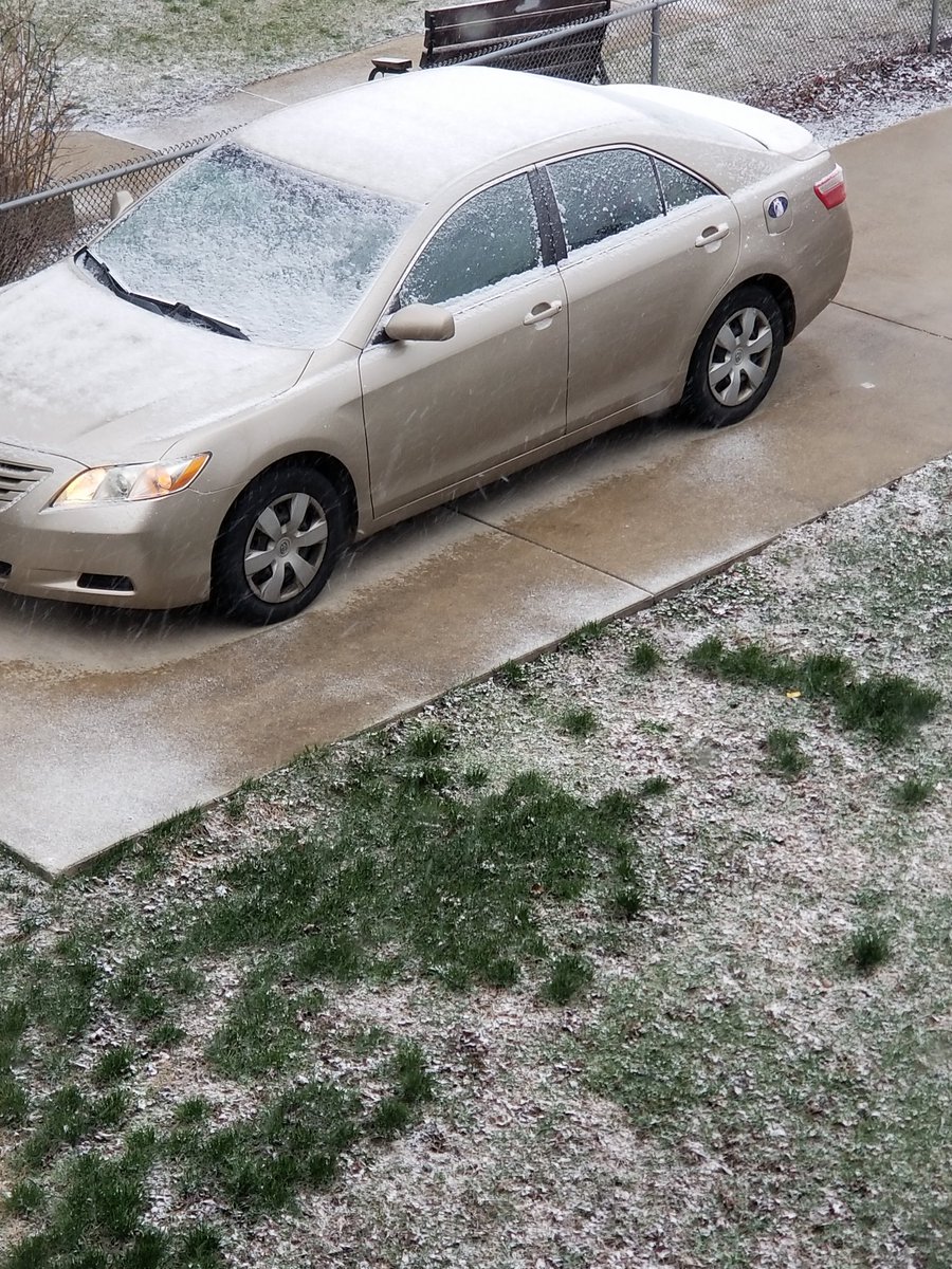 LadyJBulldogs's tweet image. Another #beautifulspring #day. It's #snowing yet again! #springwhereareyou?