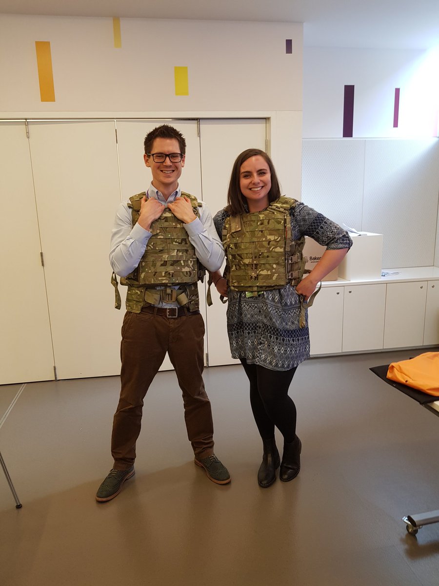 PeteAJohnston's tweet image. It&apos;s been a great morning here for the Collections div at @NAM_London as we get to grips with the new VIRTUS system that&apos;s being issued to British troops. Fascinating to hear about the science that went into it&apos;s development. Thanks to @SourceTactical for providing it