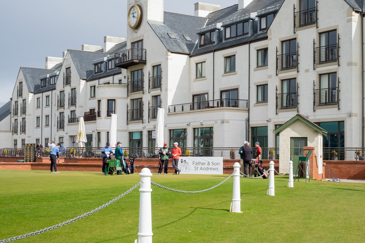 experience_golf's tweet photo. Carnoustie is looking good - and so are our Father and Son teams :) #experiencegolf #fatherandson #carnoustie Carnoustie Golf Links #recounter https://t.co/F0iNciUXar