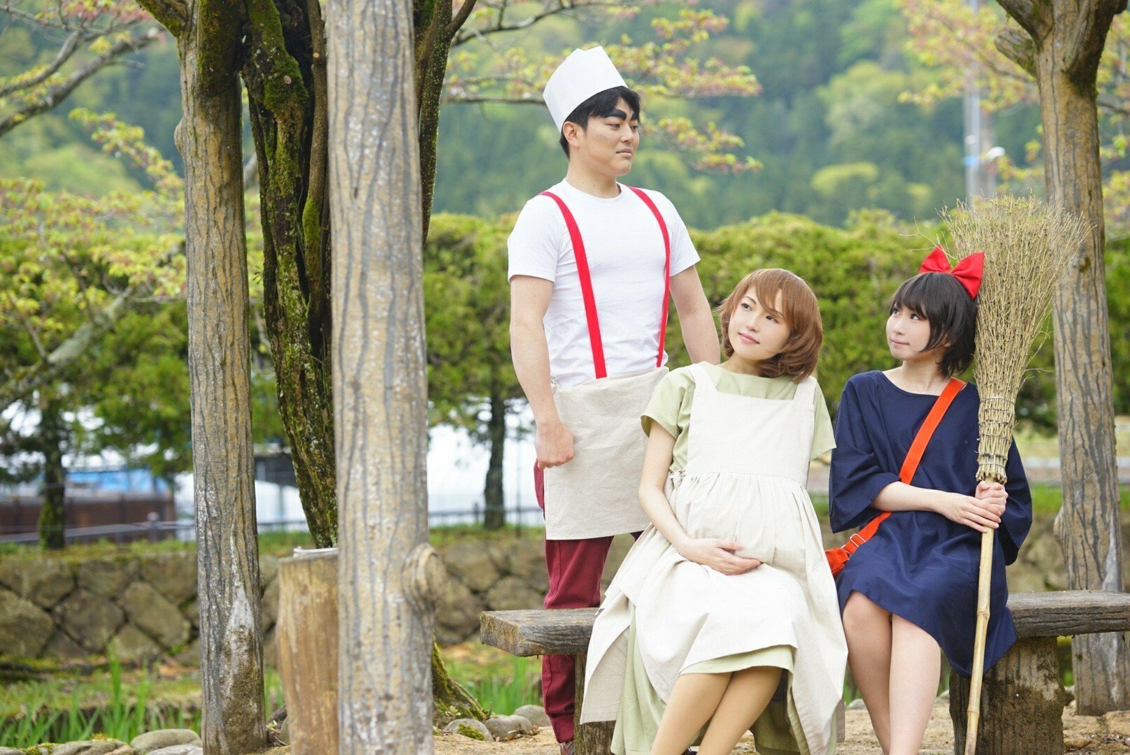 魔女の宅急便 おそのさん コスプレセット マタニティフォト