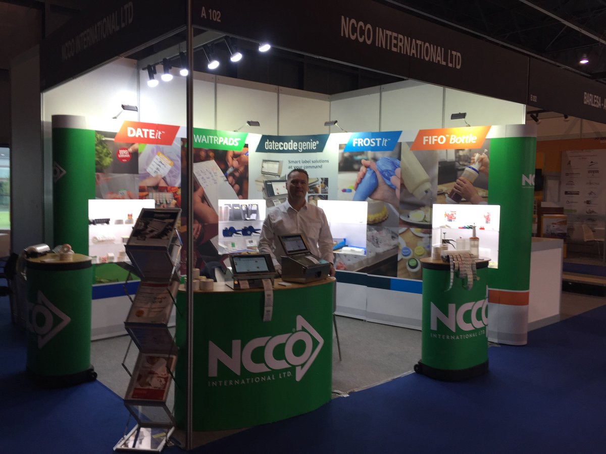 NCCO_Intl's tweet image. We were ready for the first day at the show bright and early this morning @Hostelcobcn.     It has been great so far. Come and have a chat and see what we have to offer.  Hall 8.1 stand A102 #dateCodegenie @Alimentaria