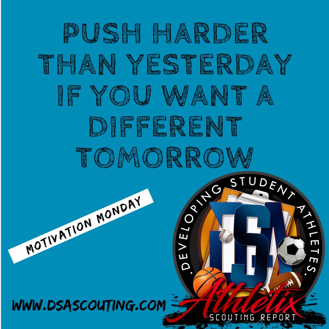 DsaScouting's tweet photo. Work for Results!!! #motivationmonday #dsacertified #beevaluated #beseen #recruiting #highschool #athletes #college #theprocess #athletics #evaluation #profiles #databases #athleticrecruitingservices #sports #football #baseball #track&field #basketball https://t.co/WdiQK5NIDY