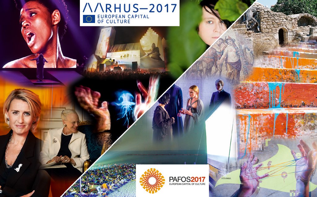 We just launched an Open Consultation on the European Capitals of Culture 2017. What's your opinion on @Aarhus2017 &amp; <a href="/pafos_2017/">Pafos 2017 Official</a> 👍👎? Take part before 11 July &amp; let us know! ➡️ ec.europa.eu/programmes/cre… 
#ECOC #EuropeForCulture #EUHaveYourSay