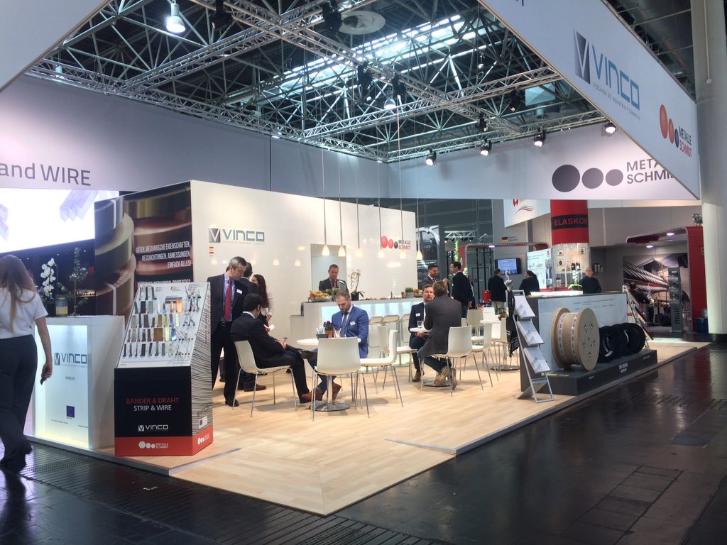 VINCO_Oficial's tweet photo. First day at @wireTradeFair meet us at stand D16 hall 14
#wire18 #tube28 #stainlesssteel #stripandwire #wirehandlingsystems https://t.co/pMKFeCMZD5
