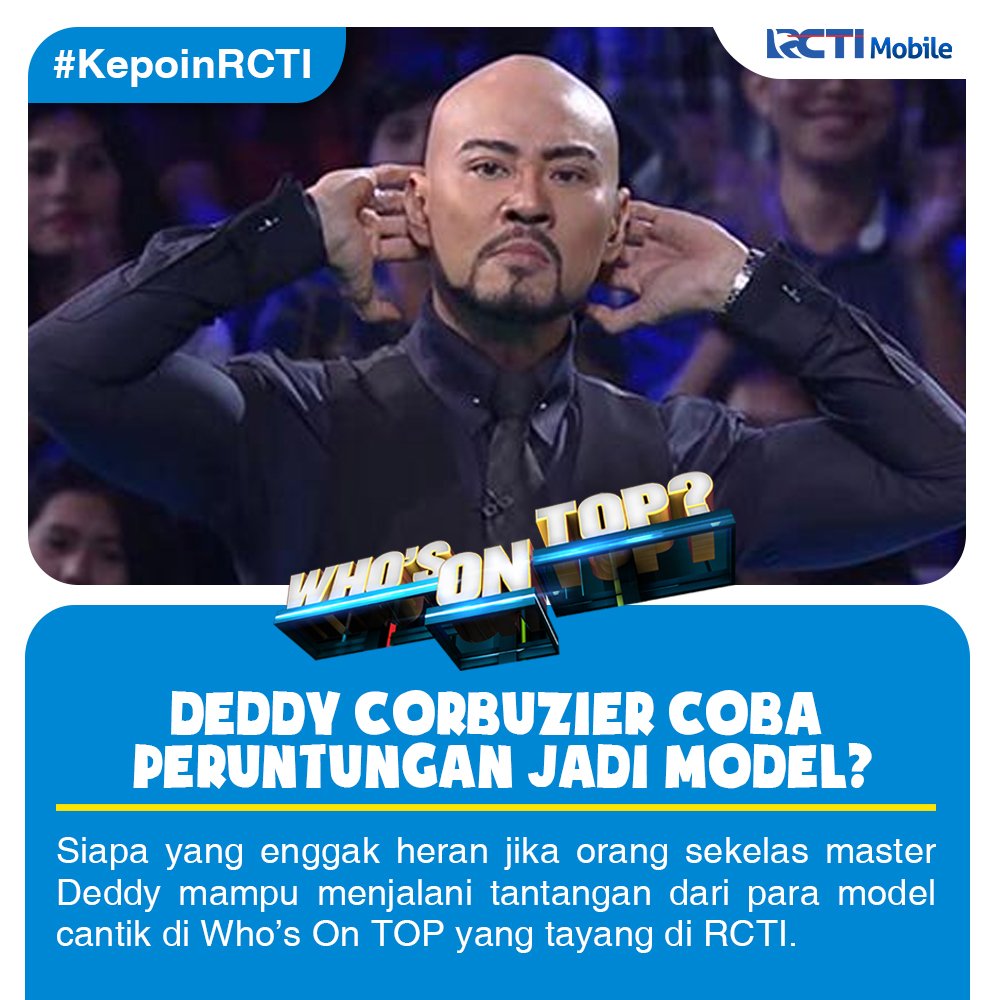 OfficialRCTI's tweet photo. Seorang Master Deddy Corbuzier emang kita kenal dengan sosok yang dingin, tapi gimana ya kalo dia dapet tantangan kocak dari VJ Daniel, akankah seorang Master Corbuzier mau melakukannya? Simak selengkapnya di https://t.co/vv1rq5Vgwi
#KepoinRCTI #WOTRCTI https://t.co/0Sg3wK0jCn