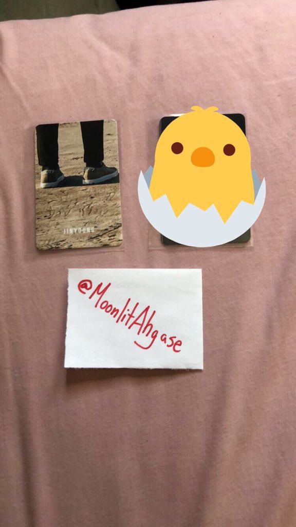 WTT: GOT7 ARRIVAL

Have: Jinyoung 
Want: Mark

Location: USA
WW: maybe Canada but otherwise no 
#GOT7 #got7photocardtrade