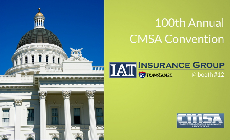 IATInsurance's tweet image. Tomorrow, #IATTransGuard will be attending the 100th Annual California Moving &amp;amp; Storage Association Convention in #Sacramento. Stop by booth #12 to meet the team! 🤝
