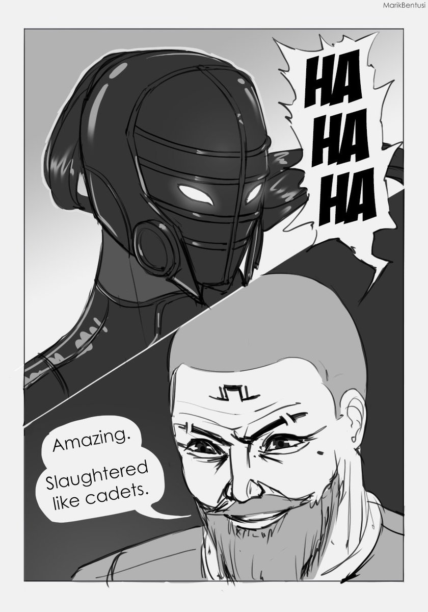 added a couple more pages to that experimental sketchy Warframe timeskip comic that I'm keeping on the backburner (1/2) 