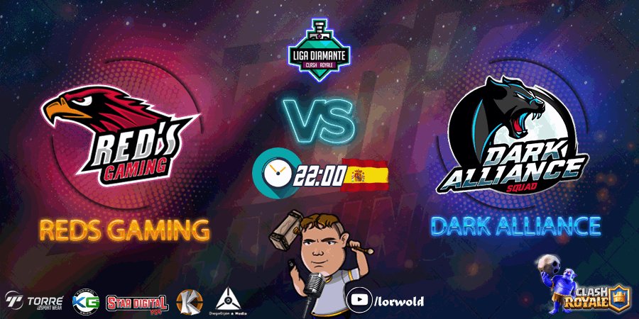 Beow3ulf's tweet photo. 📢PARTIDAZO DE CLASH ROYALE📢

- EN LA LIGA 🏆🏆@ligadiamanteCR 🏆🏆

-@RedsGaming_ESP 🆚 @darkalliancesq 

- 22:00 🇪🇸EN LIVE🎙️
- OS ESPERO A TODOS CON LAS 🍿🍿
-RT🔃 Y ❤️ SE AGRADECE

- QUIEN GANARA HAGAN SUS APUESTAS❓❓

- LIVE ABAJO ⬇️⬇️⬇️
https://t.co/SQqSTy4tzZ https://t.co/y51FbmQ0ir