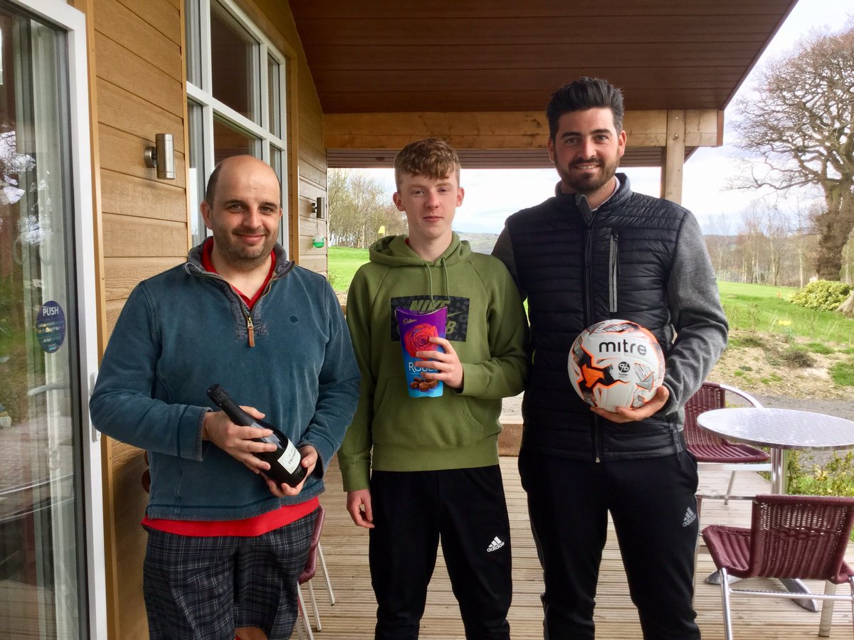 SilverBirchGC's tweet photo. #FunFootGolfEvents started yesterday @SilverBirchGC !
Congrats Mitch, Rhys &amp; Elis. Points accumulated over 6 months wins the #adidasOfficialMatchBall worth £130 ! #GrassRoots #GrowingTheGame @FootGolf_Denbs @TheWarrenFGC @storwswen @DcFootgolf @styalFGC @footgolffinder Please RT. https://t.co/exDJnGDuqc