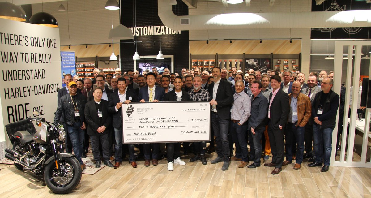 100GuysOakville's tweet photo. This marked our 12th event where we have raised over $200K to date, for small local charities, making direct &amp; meaningful impact on our community. Thanks for all you do! @LDAHalton @darlinghome4kid @540GoldenHawks @Food4KidsHalton #oakville #charity #givingback https://t.co/7HqBgqQ2eq