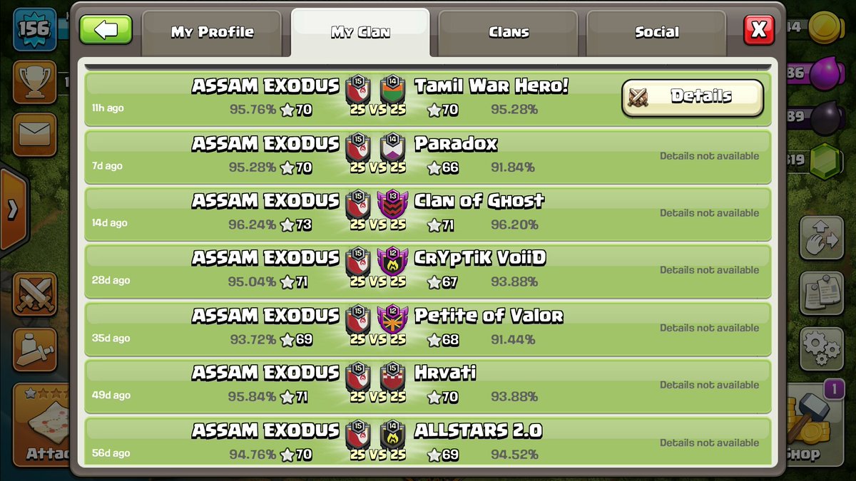 Mriduk2o's tweet photo. Cwl performance so FaR... Great going @AssamExodus ...in the History of CWL no ASSAMESE clan csn make this happen. Streak-8-0..#league topper https://t.co/CHA6TUSyno