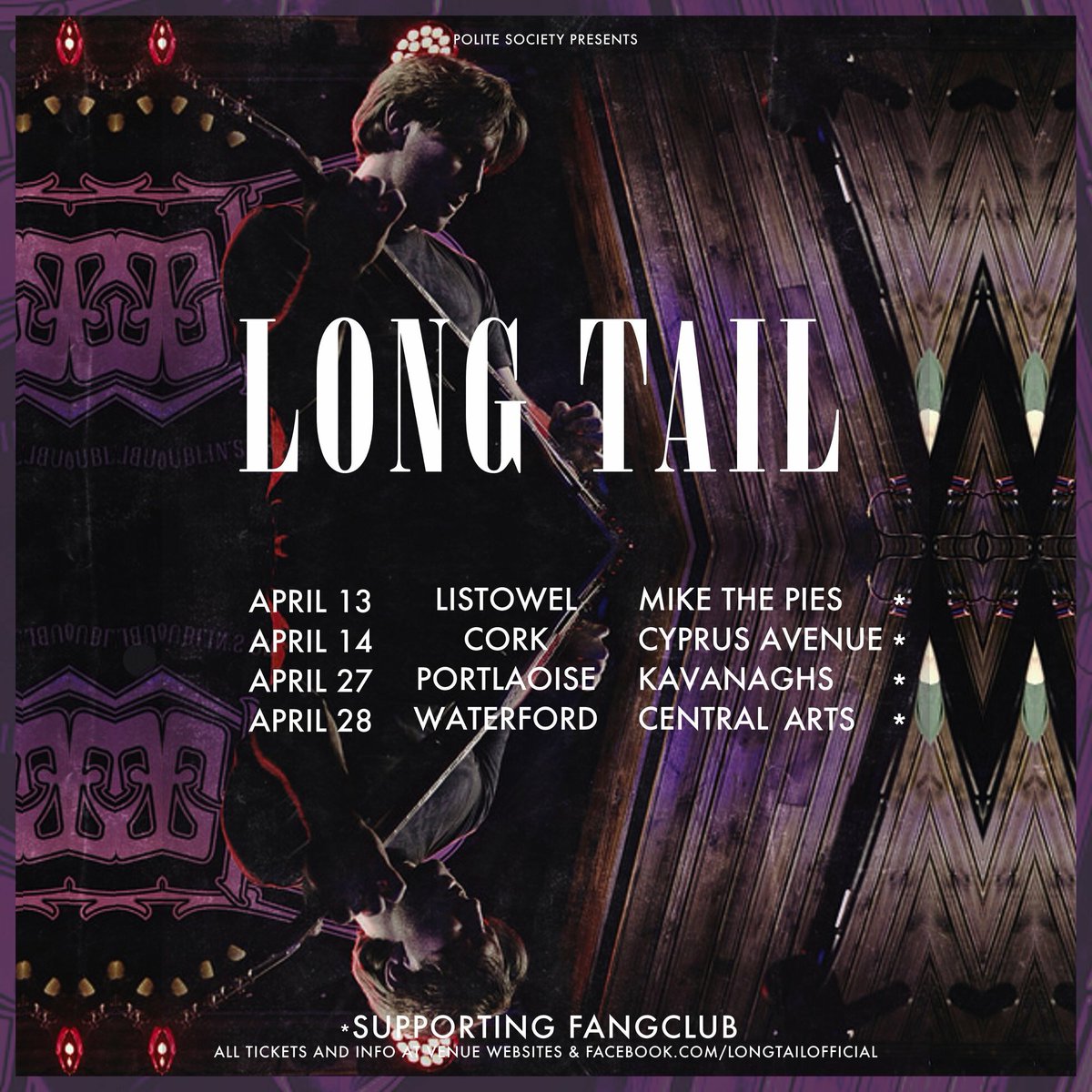 Thanks to the @Fangclubband guys for having us out this weekend in <a href="/MikethePies/">MikethePies</a> and <a href="/CyprusAveCork/">Cyprus Avenue</a> .  Catch us supporting them again in Portlaoise and Waterford later this month
