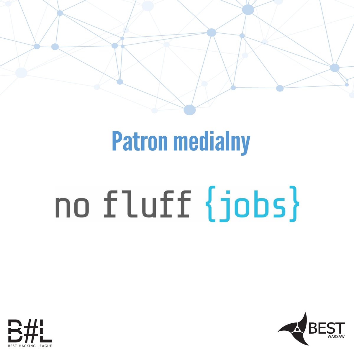 Z nieskrywaną dumą i radością informujemy, że <a href="/nofluffjobs/">nofluffjobs</a> i <a href="/nofluffcoder/">nofluffcoder</a> wspierają BEST Hacking League - hackathon &amp; warsztaty: besthackingleague.pl odbywające się na <a href="/PW_edu/">Politechnika Warszawska</a> już 21.04.😃 #hackaton #besthackingleague #nofluffjobs #nofluffcoder #partners