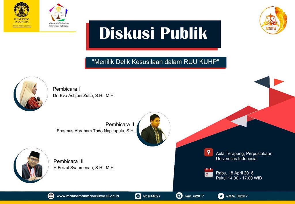MM_UI2019's tweet photo. Peserta akan mendapatkan e-sertifikat yang akan dikirimkan melalui email. 

Segera daftarkan dirimu melalui link dibawah ini:
https://t.co/wUx6KlJYPT

Batas akhir pendaftaran adalah Rabu, 18 April 2018 pukul 12.00 WIB
(3/4) https://t.co/LcM1L7ZAfE
