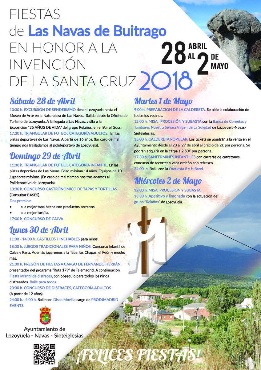 FiestasSierra's tweet photo. Las Navas de Buitrago https://t.co/xbnUl39ska
