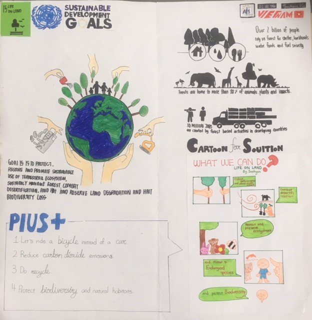 elsker72's tweet photo. Sustainable Development Goals #SDGs #Humanities Year 9 Students became educated and then did the educating with these fantastic campaign posters #AISSaigon #UnitedNations #ClimateAction #NoPoverty https://t.co/0p8ca11727