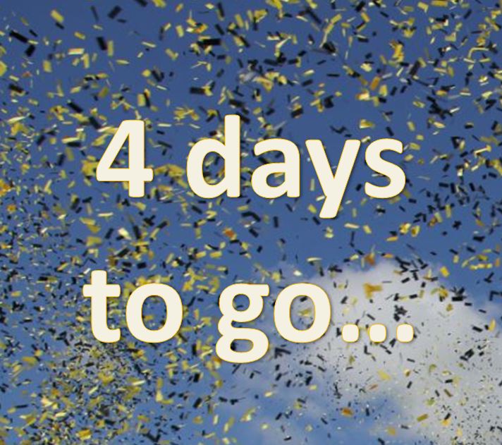 The countdown begins - 4 more sleeps until 3 days of birthday celebrations begin! Head over to our event page to get all the latest info for the weekend bit.ly/SC-E