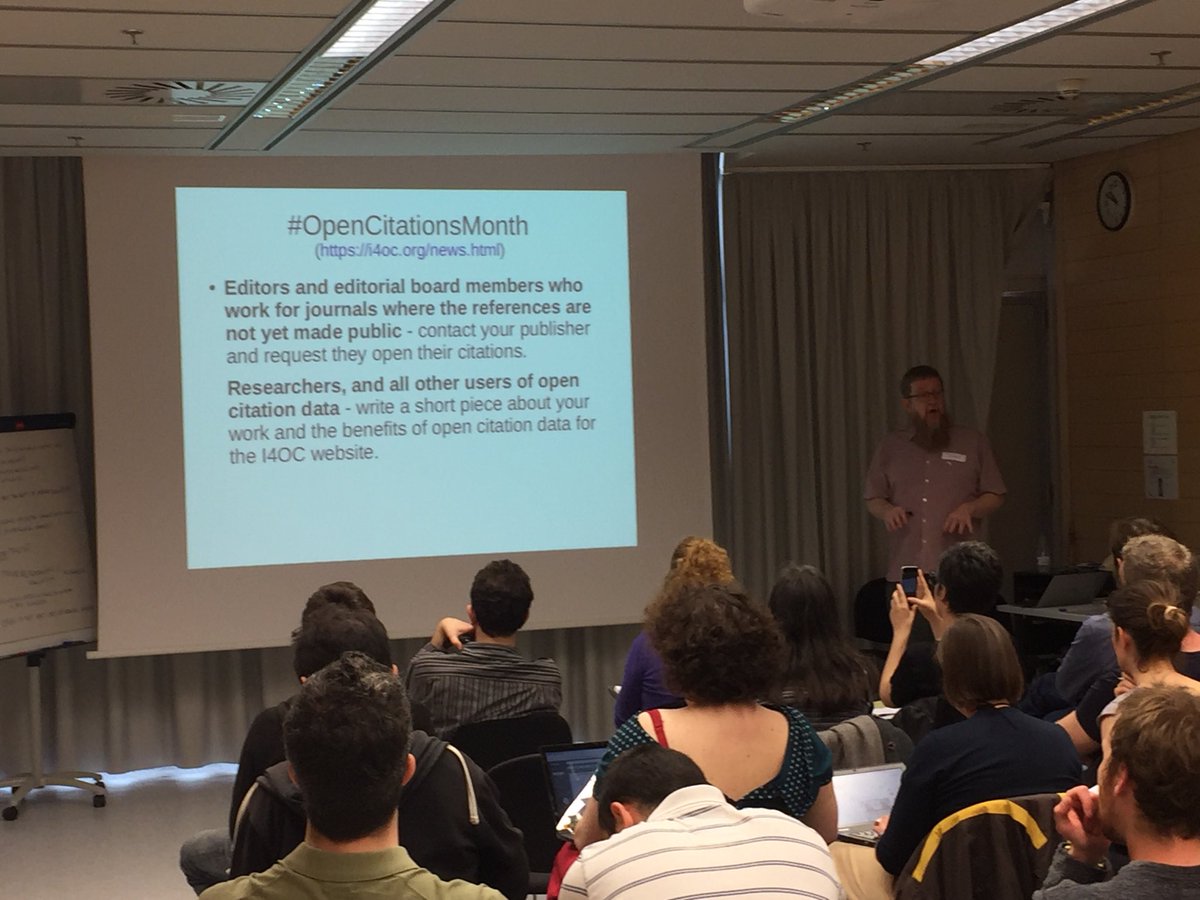 AmicalWikimedia's tweet photo. #OpencitationsMonth is a project by @i4oc_org #wmhack https://t.co/I1UCf1066o