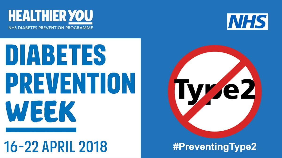 DiabetesUK's tweet photo. We're working with @NHSEngland to help support people reduce their risk of #Type2diabetes. Find out more this #DiabetesPreventionWeek: https://t.co/k3k1wFkUIW #PreventingType2 https://t.co/wEmYbcdW66