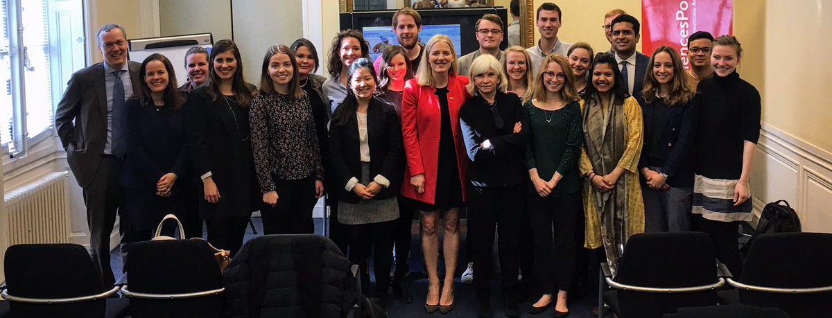cathmckenna's tweet photo. Learning from @sciencespo students here in #Paris. Always love the energy young people have to tackle climate change. #LeadersOfToday #ClimateCampus @LaurenceTubiana https://t.co/Yb6uF4WUO2