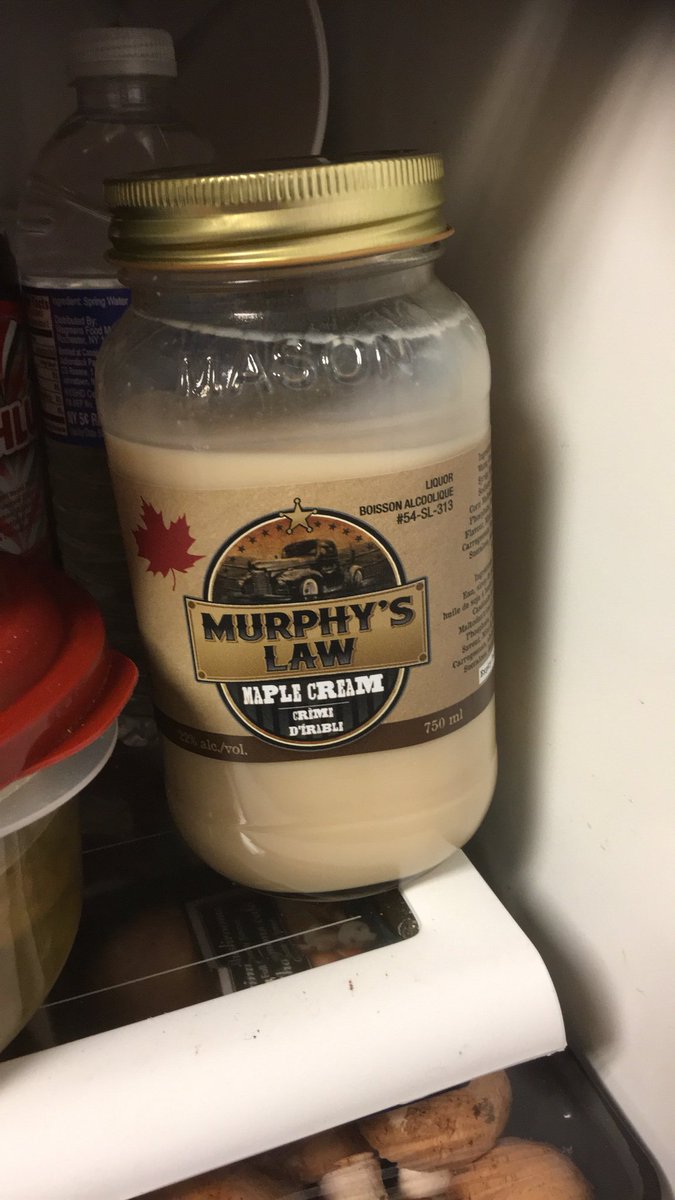 SilverFoxDistil's tweet image. the power goes out at 3am and generator fails to start after 90 minutes I finally got it running! Seems more than fitting to have Murphy’s Law Maple Cream