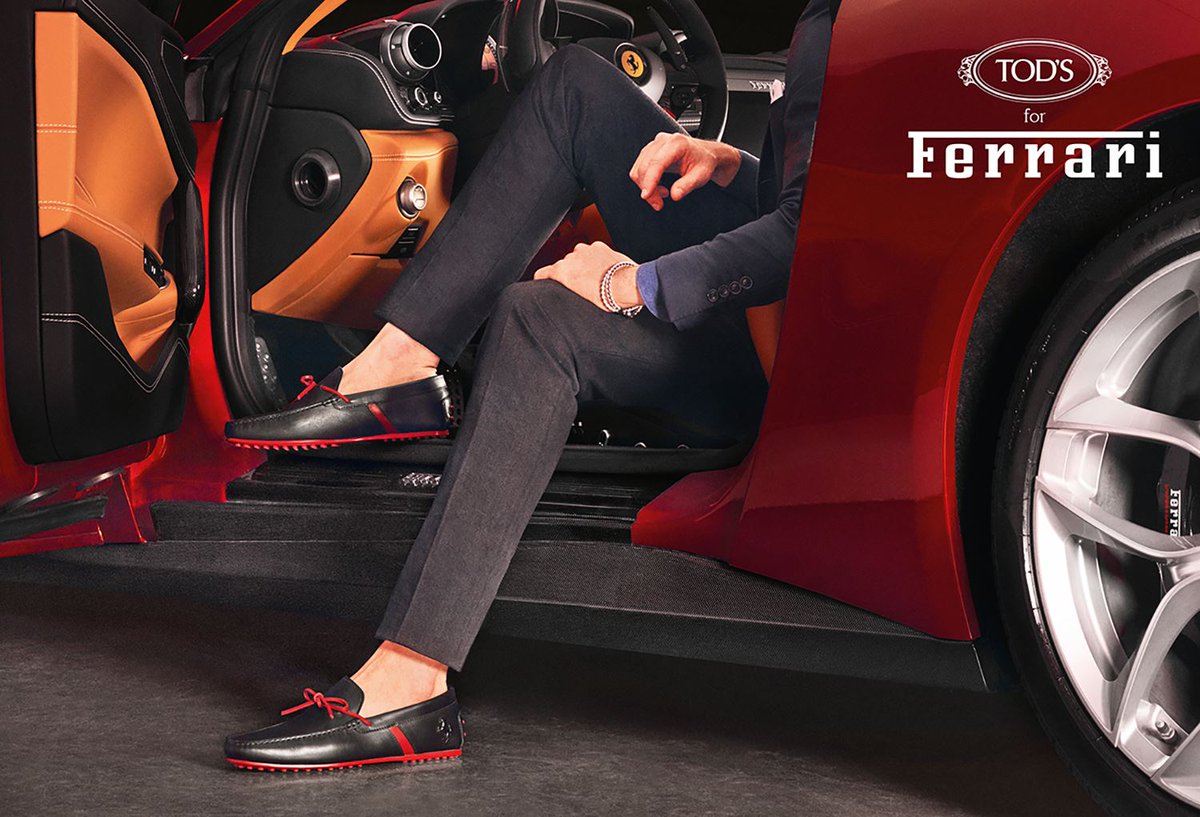ModniDny's tweet photo. #Tods X #Ferrari | Italian lifestyle Exclusive Collection https://t.co/bUv26JtdrJ