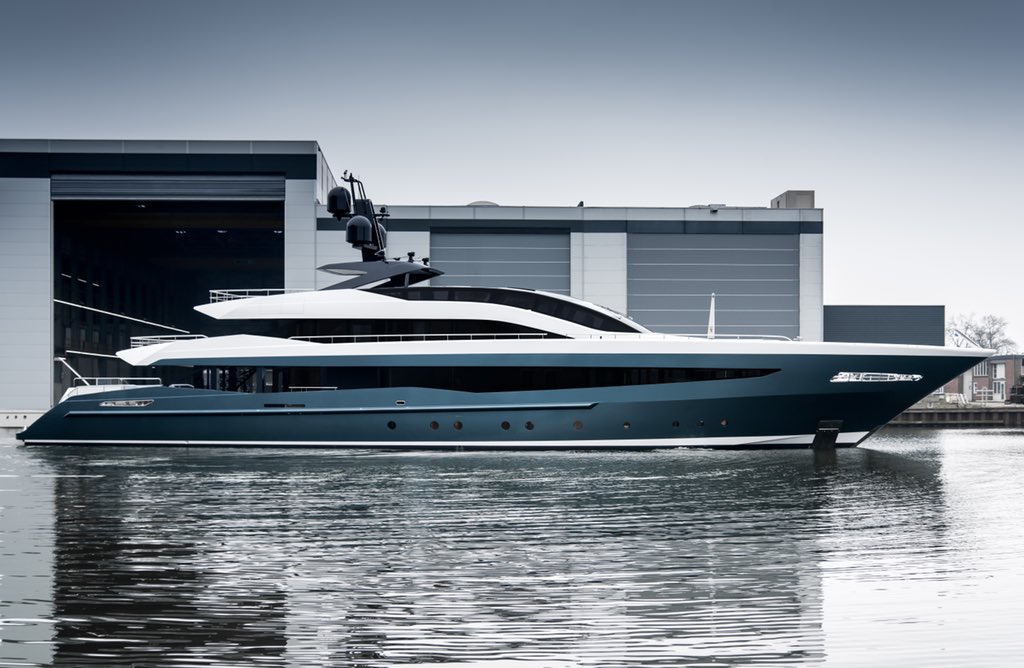 Wonderful #Irisha left the shipyard on Friday for #seatrials in the #NorthSea - thank you to all the yacht enthusiast who are taking photos of her! We love that you love her as much as we do! 📷 <a href="/sytreports/">SuperYacht Times</a>