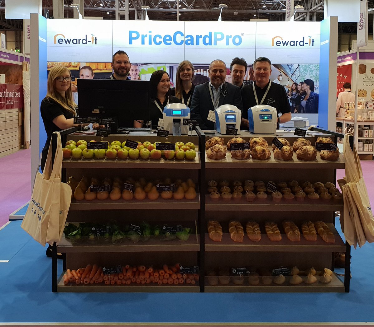 PriceCardPro's tweet photo. The doors are now open for @FarmShopUK  We are here waiting to say hello on stand P70 https://t.co/qxLi9xGanI