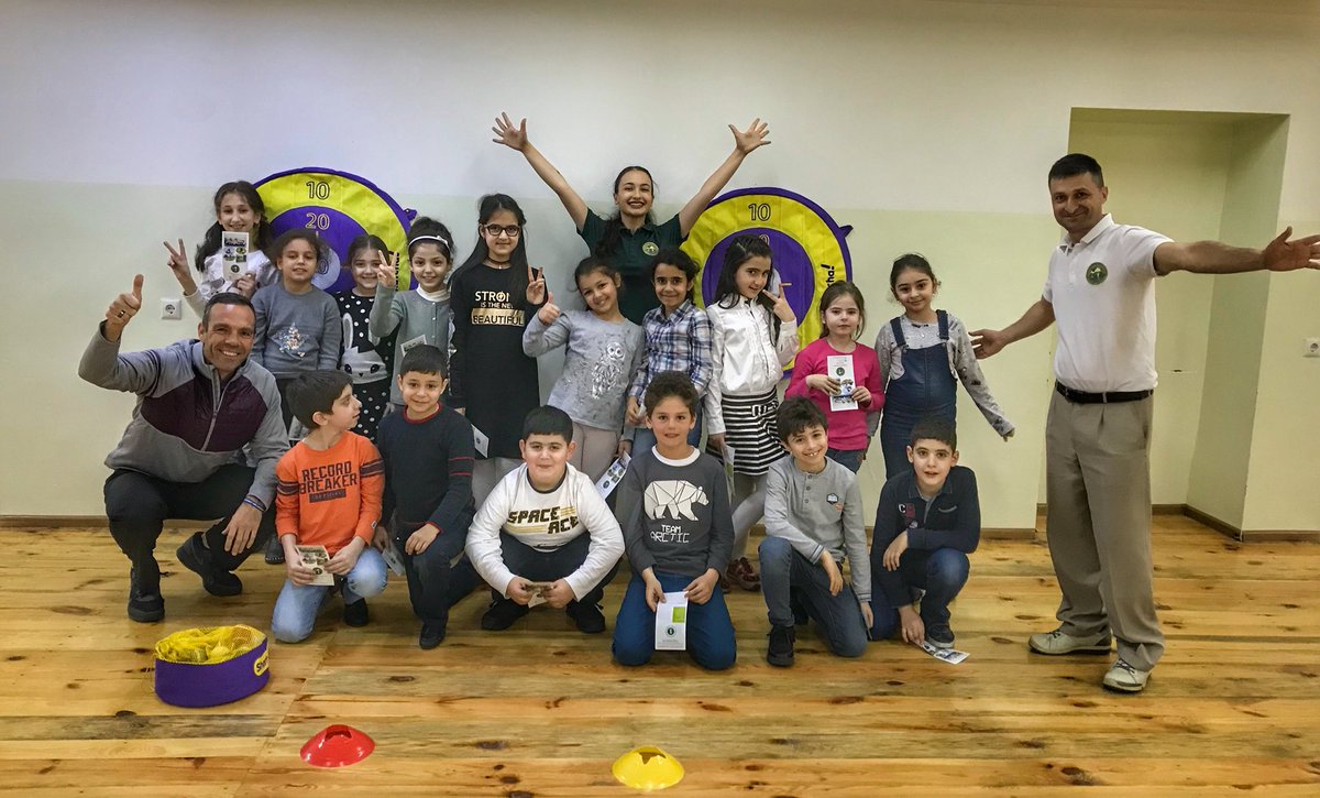 SpencerHGolf's tweet photo. Back helping to develop golf in Armenia. Always great to see kids try golf for the first time, the smiles say it all! #GolfDevelopmentTeam https://t.co/rbPPpcLumt