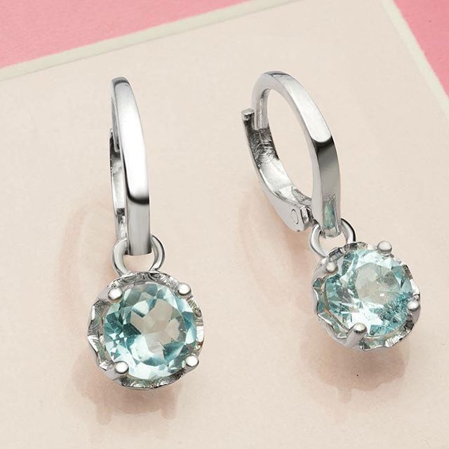 Swiss Blue Topaz earrings #bongtaidaquy #trangsucdaquy #amejewellery #topazearrings #topazjewelry ift.tt/2vkhNe8