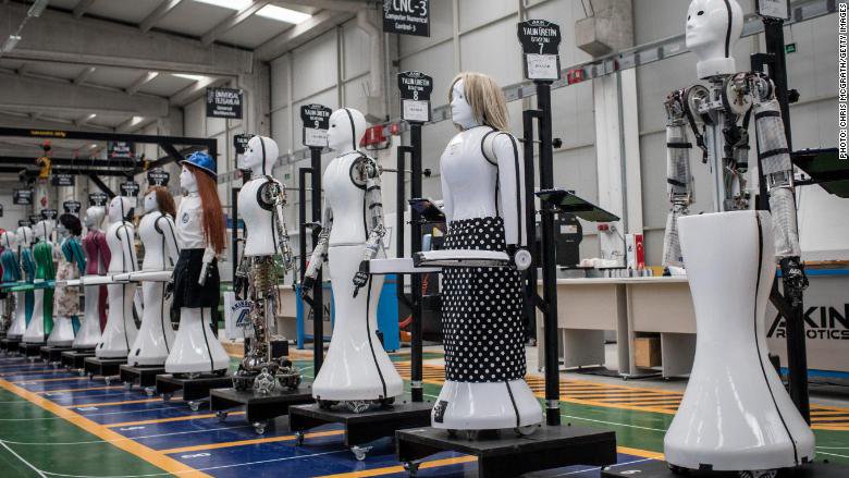CNN's tweet photo. Europe is thinking about giving advanced robots rights and responsibilities. Many experts say that's a terrible idea. https://t.co/eBqsNitqvc https://t.co/CJFGzFeNlw