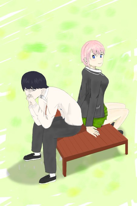 いもころねさんがTwitterに投稿した中野一花(五等分の花嫁)のイラスト。