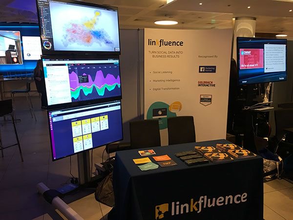 linkfluenceUK's tweet photo. We're set and ready to go at @DigiMarketingWF. Come and say hello on stand 40 for a free oyster card wallet and a chat about social media listening!

#DMWF #SocialListening #London https://t.co/3aBVOsSwF4