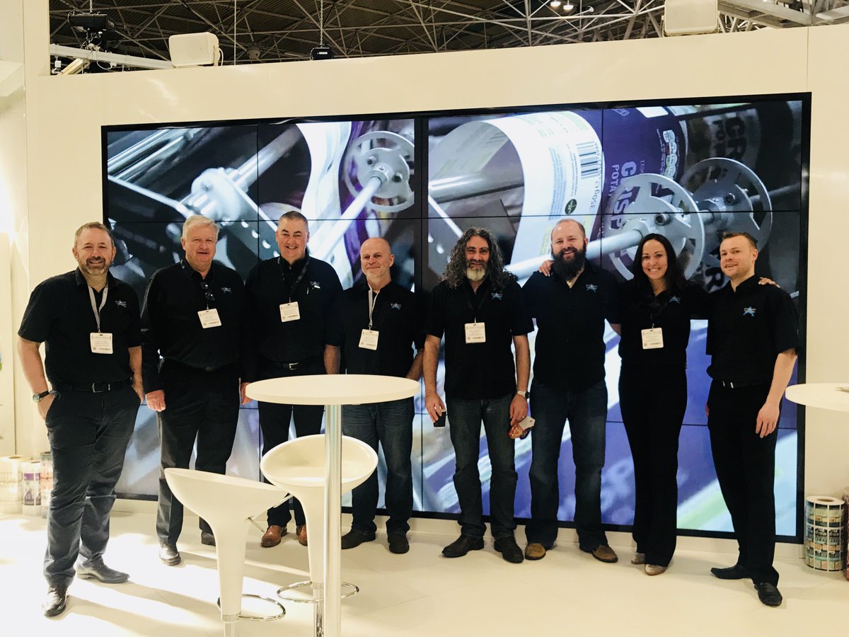 So here's our team of Raveneers representing us at <a href="/Foodex/">Foodex Manufacturing Solutions</a>! They are ready and waiting to discuss your linerless and X-ray inspection requirements. Find us them on stand #N290! bit.ly/2AUe9d8 #leadersinlinerless #xrayinspectionsystems