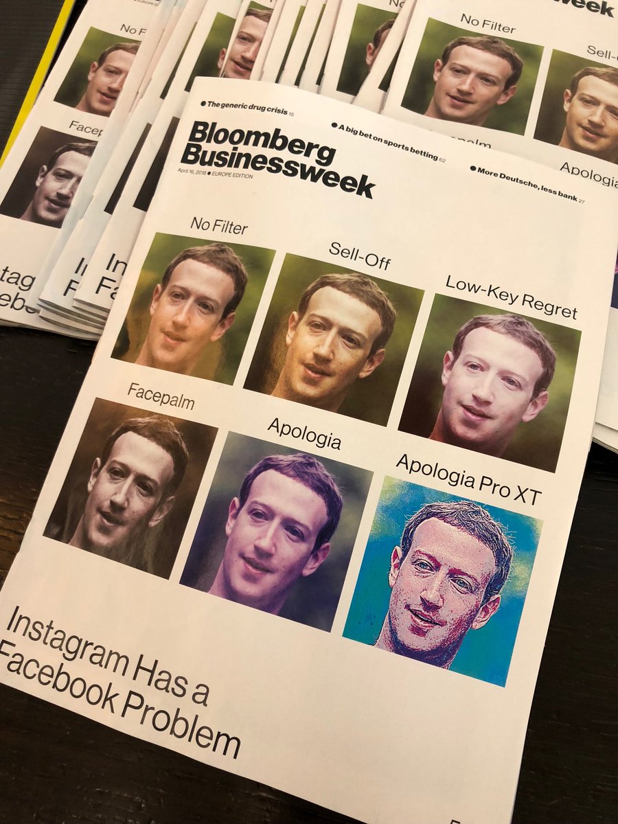 Brilliant cover #printprevails #facebook #journalism
