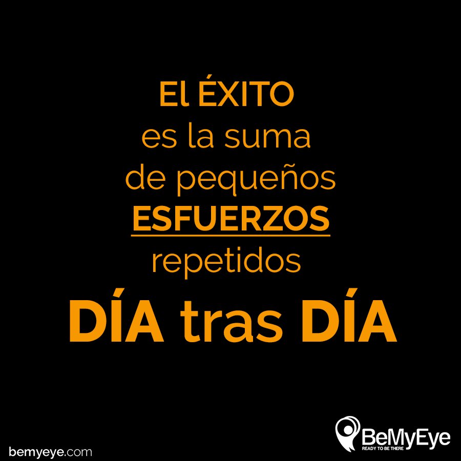 BeMyEyeEs's tweet photo. Algunos dirán que es la suerte, pero es la constancia es los que hace triunfar a los más pequeños.
https://t.co/1WBJfpolZD https://t.co/Wy29Hg8jJw
