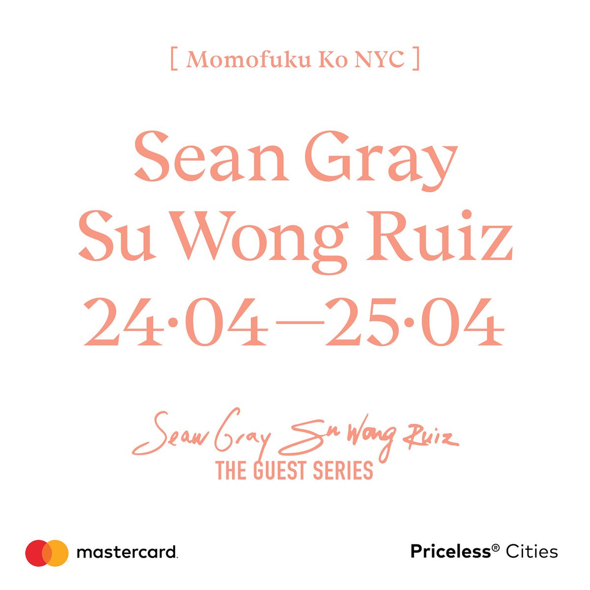 LylesLondon's tweet photo. Tickets for #TheGuestSeries with Sean Gray &amp; Su Wong Ruiz are going live today at 4pm on https://t.co/ewLtWwOqm6 🍑 https://t.co/yGoMUN3hgj