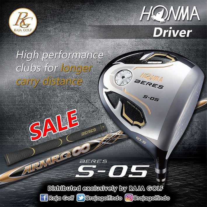 rajagolfindo's tweet photo. The Beres S-05 Driver delivers the total design of head and shaft
.
High performance clubs for longer carry distance
.
DISTRIBUTED EXCLUSIVELY BY Raja Golf
.
For more info please contact:
Phone : 021 739-7252
or whatsapp : 081 199-7252
.
.
.
#RG #rajagolf #rajagolfindo #honma https://t.co/vV24xviUAs