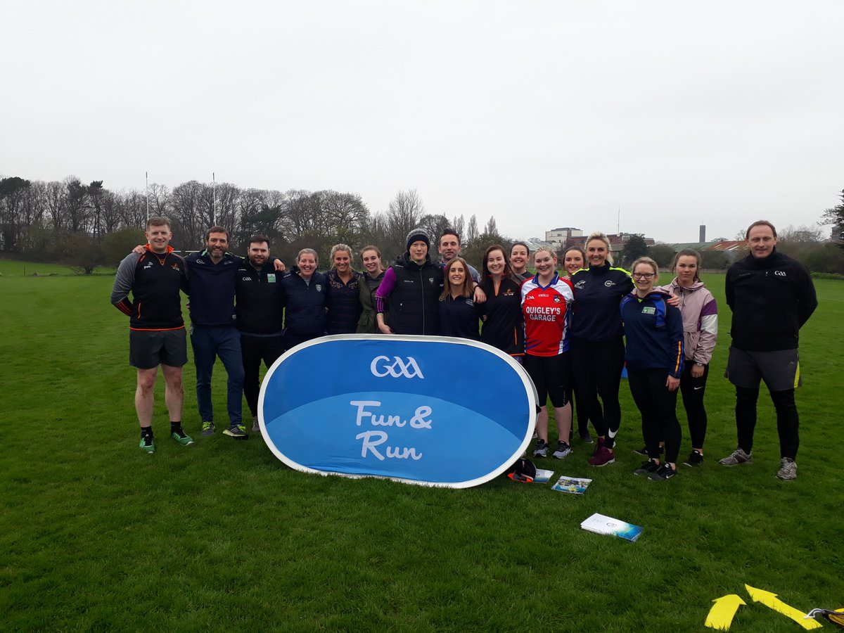 gaalearning's tweet photo. GAA staff taking part in a lunchtime session of the new GAA Fun &amp; Run game as part of National Workplace Wellbeing Day 2018 @officialgaa @CrokePark #workwell18 #GAAFun&amp;Run #GAAforAll https://t.co/NaN0IrwqVT