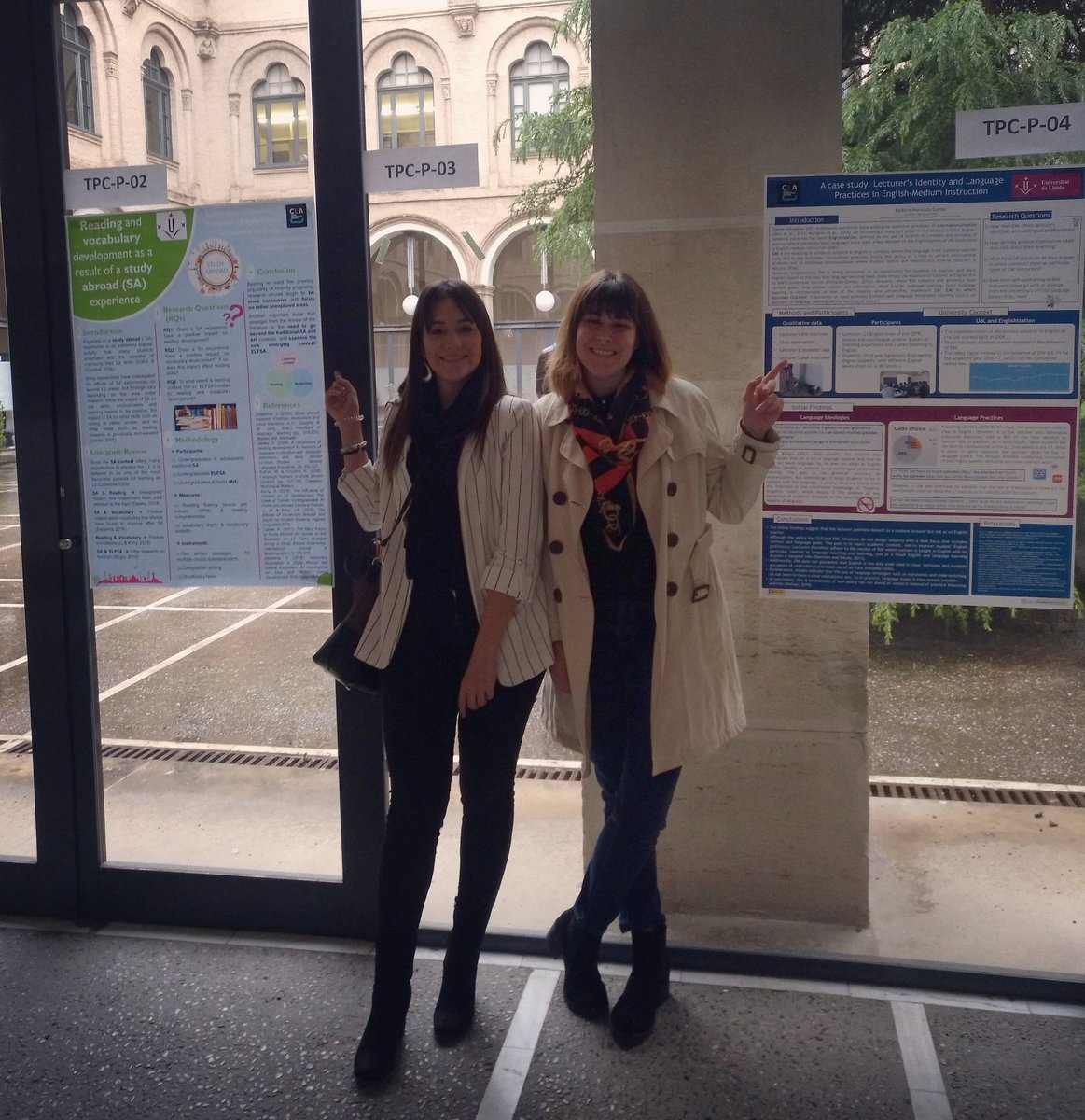 UdLCLA's tweet photo. Great job of our #PhDstudents @judith_alc and @balbi_2B from #CLA at Jornades de Benvinguda de #Doctorands #phdposter #phd @UdL_info @DoctoratUdL https://t.co/1Fx1lThem1