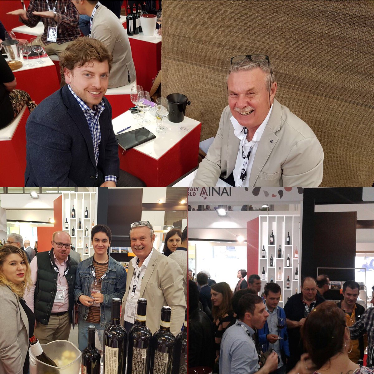 VignanoVineyard's tweet photo. Some pictures from yesterday’s busy busy day 😅- day 2 has started with a vengeance! #wine #winetasting #winefairs #Vinitaly2018 #verona #chianti #tuscanwine #malbec #malbeclaunch https://t.co/bKUotd6WTR