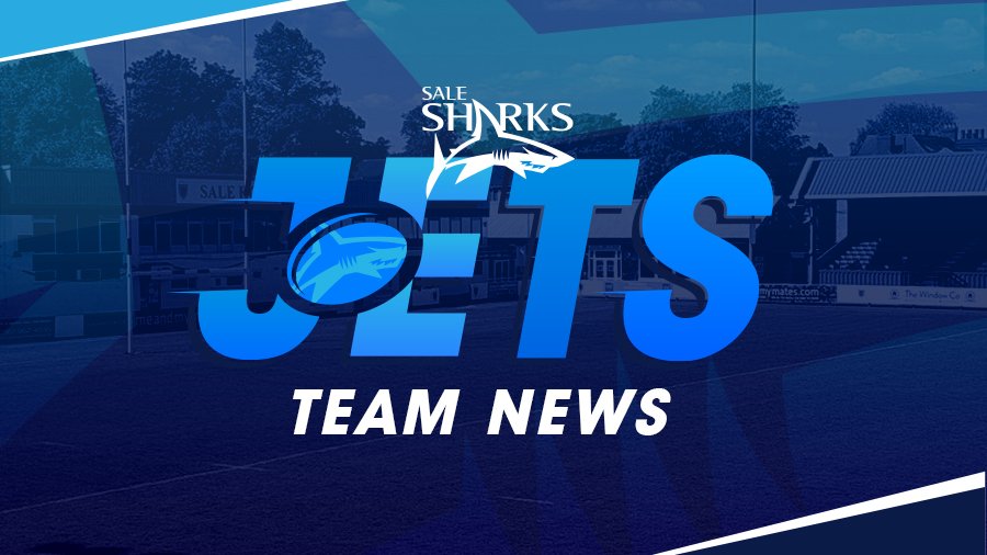 SaleSharksRugby's tweet photo. The Jets have announced the team to play Newcastle at Heywood road tonight and it's free for Sale Sharks season ticket holders to attend!  
https://t.co/Mz7g9Ynxrl  #SharkTime https://t.co/RaVAwah4Ue