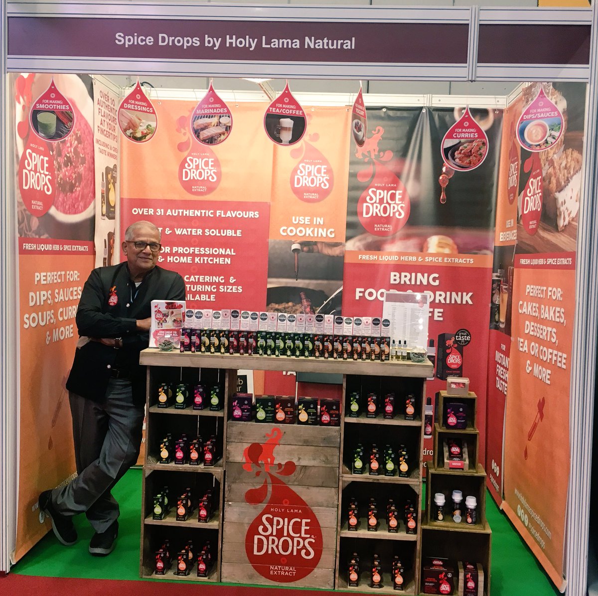 SpiceDropsUK's tweet photo. Thank you @datumcp for the excellent service!! We love our banners so pleased @FoodDrinkExpo #P105 #spicedrops #foodanddrinkexpo #farmshopdeli #shoplocal https://t.co/GHq0tZ2WOp