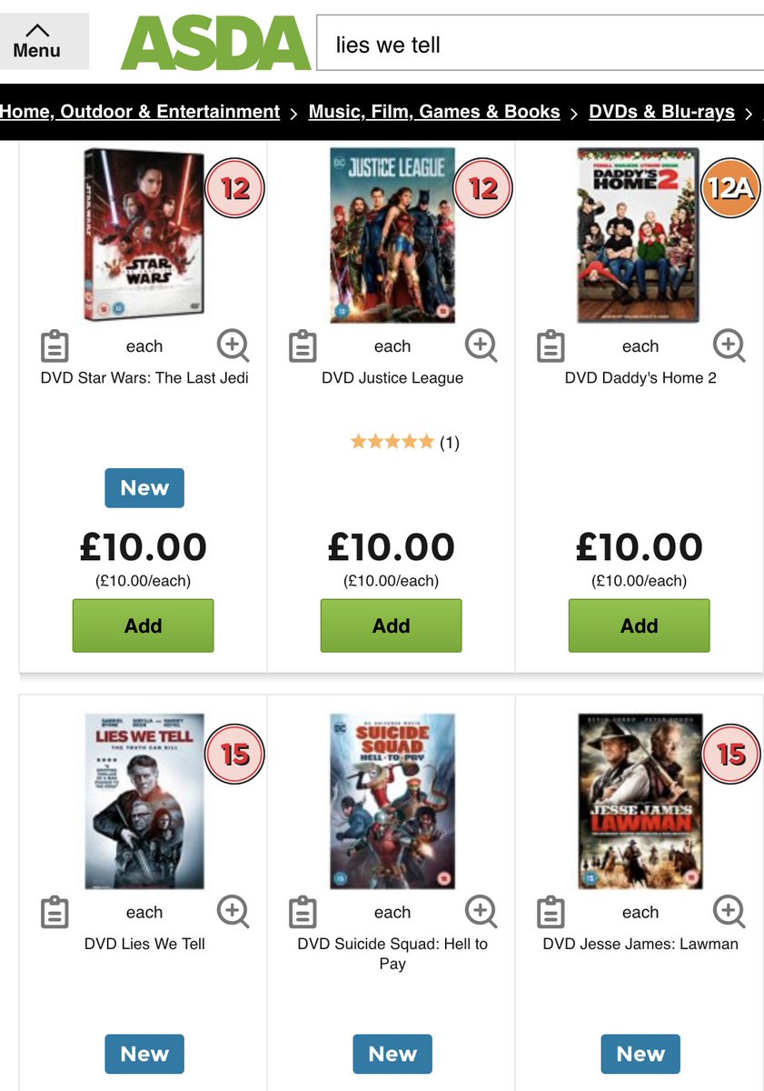 Asda Dvd Chart