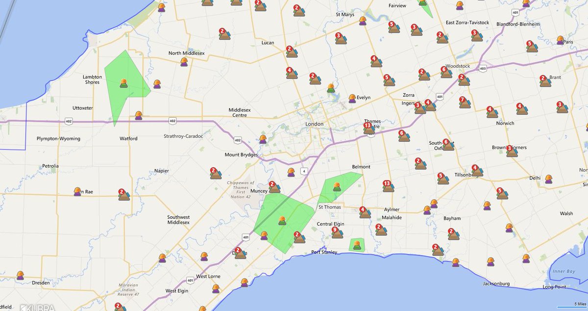 Ctv London On Twitter Hydro One Outage Map Shows Thousands Of Customers Still Affected By Outages In The Region